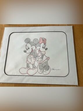 Mickey & Minnie illustration from Disney Parks